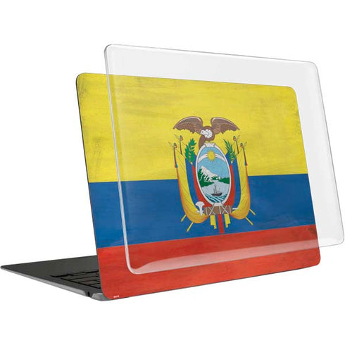Ecuador Flag Distressed MacBook Air 15in (2023-2025) Case plus Skin